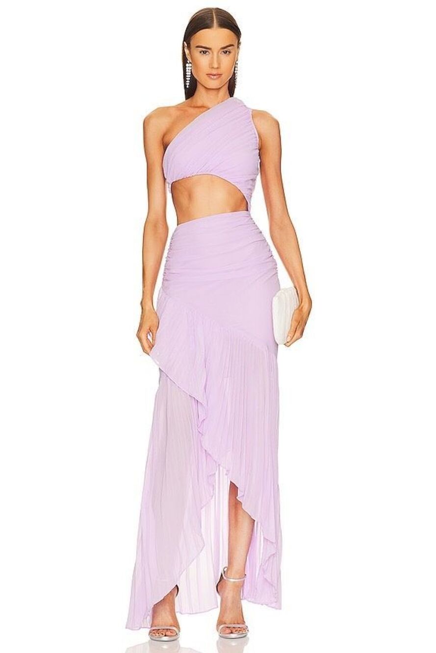 Michael Costello x REVOLVE Britney Gown in Lilac Size XS $268